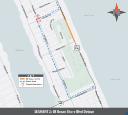 442874-1 Segment 2: SB Ocean Shore Blvd Detour to E Granada Blvd